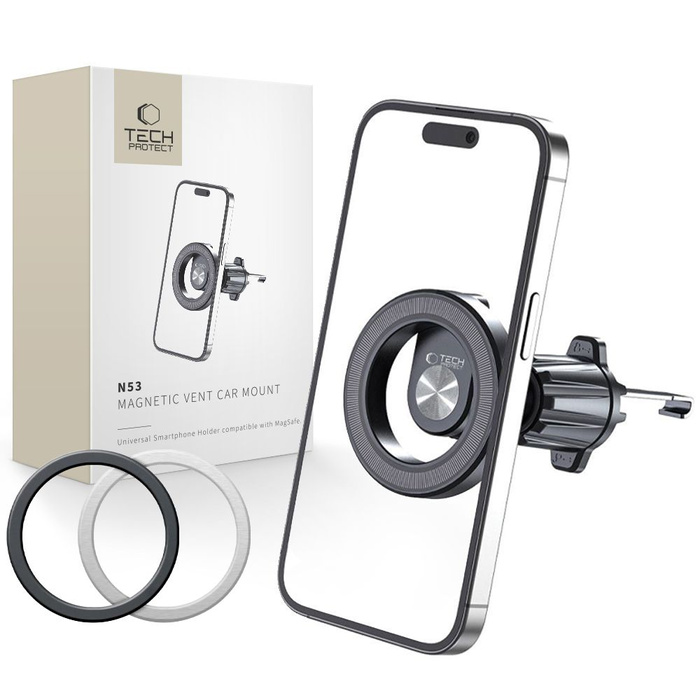 TECH-PROTECT N53 MagNETIC MagSafe VENT CAR MOUNT BLACK