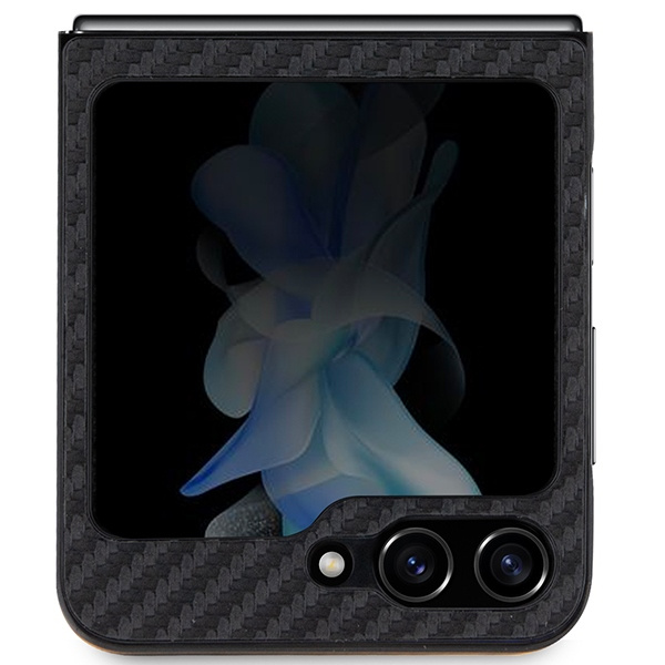 BMW BMHCZF522NBCK Sam Z Flip5 F731 negro/negro Cuero Carbono