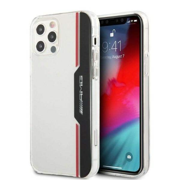 Case AMG iPhone 12/12 Pro 6.1" transparent hardcase Electroplate Vertical