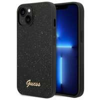 Hülle Guess iPhone 14 Plus 6,7" schwarz/schwarz hart case Glitter Script