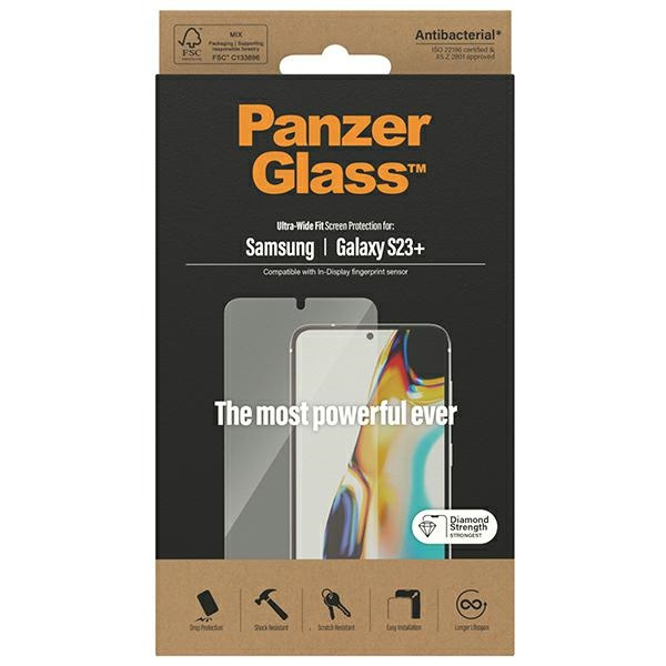 PanzerGlass Ultra-Wide Fit Sam S23 Plus S916 Screen Protection 7323