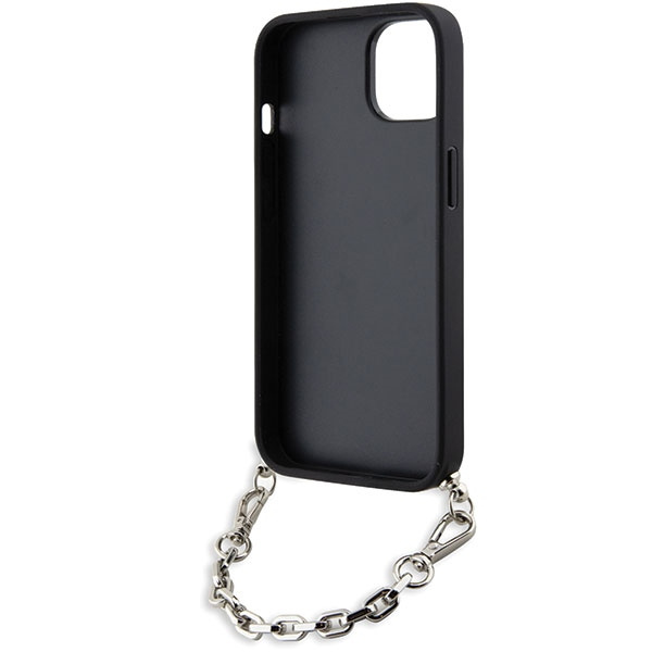 Case Karl Lagerfeld KLHCP14SSACKLHPG iPhone 14 6.1" silver/silver hardcase Saffiano Monogram Chain Case