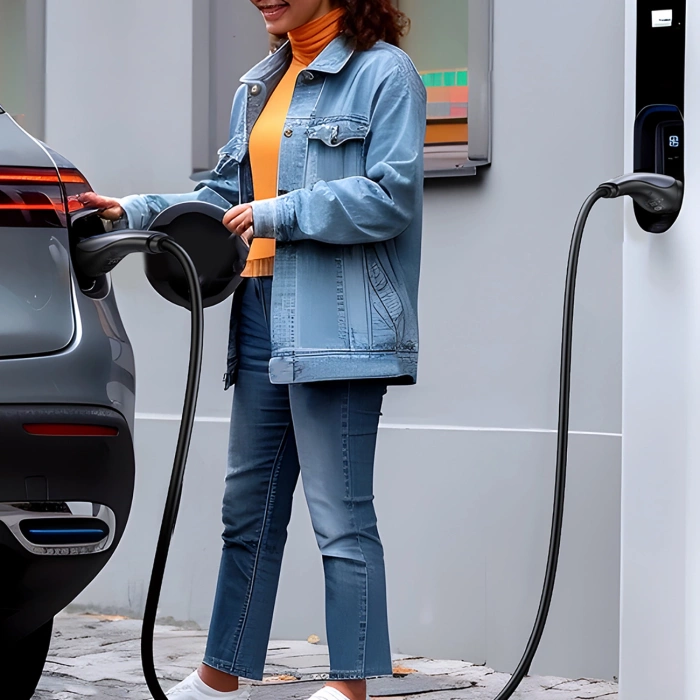 Ugreen EV708 Elektroauto-Ladekabel 32A 22kW 5m IP55 - Schwarz