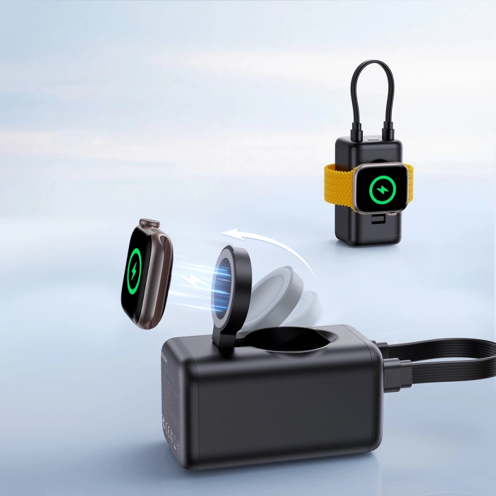 Joyroom JR-W13 5000 mAh Powerbank für Smartwatches – Schwarz