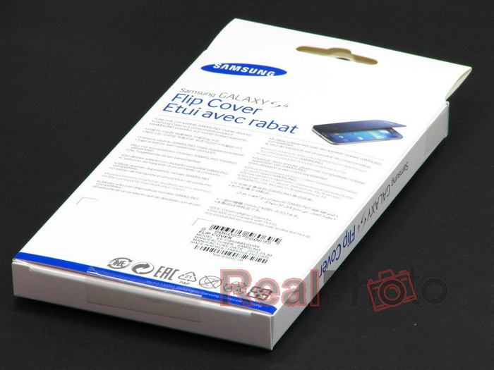 Abdeckung SAMSUNG Galaxy S4 SIV I9500 I9505 Flip Case EFC-1G6FBECSTD Metallic Blau