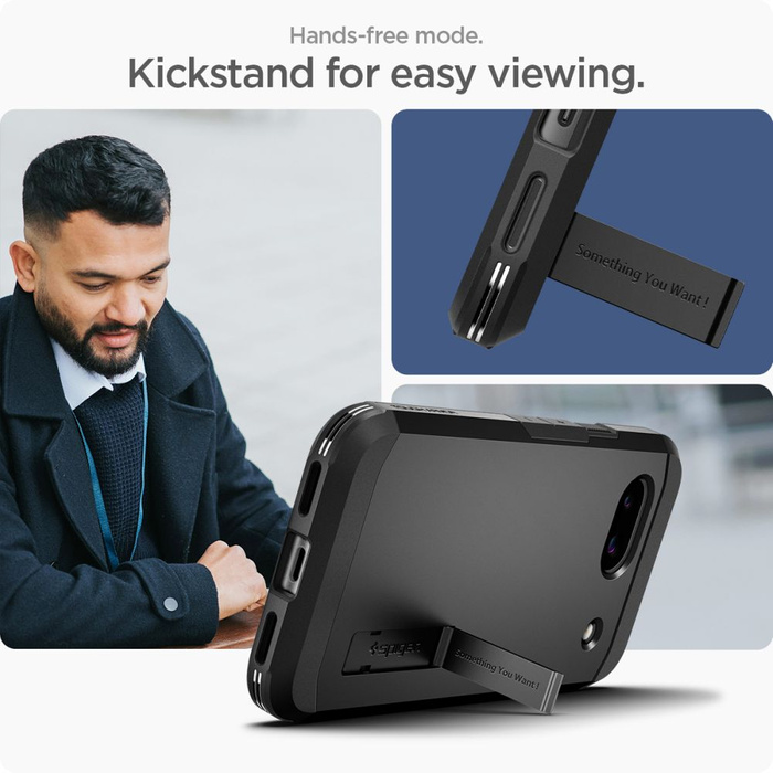 Case Spigen Tough Armor Google Pixel 8a Black