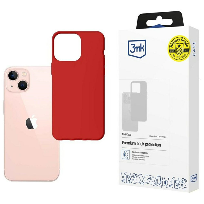 3mk Matt Case iPhone 14 6.1" strawberry/ strawberry