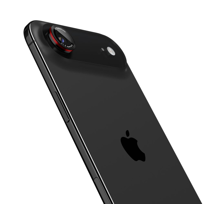 PROTECTEUR DE CAMÉRA Spigen OPTIK PRO L-SERIES GLAS.TR "EZ FIT" PROTECTEUR DE CAMÉRA 2-PACK IPhone AIR NOIR/ROUGE