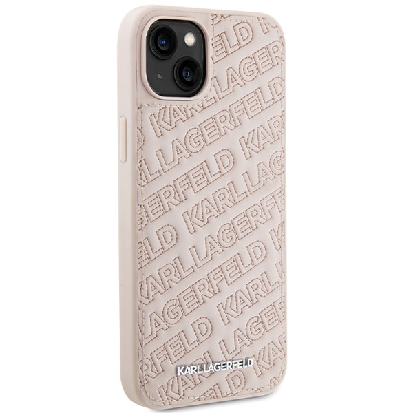 Etui Karl Lagerfeld KLHCP15MPQKPMP iPhone 15 Plus 6.7" różowy/pink hardcase Quilted K Pattern Case