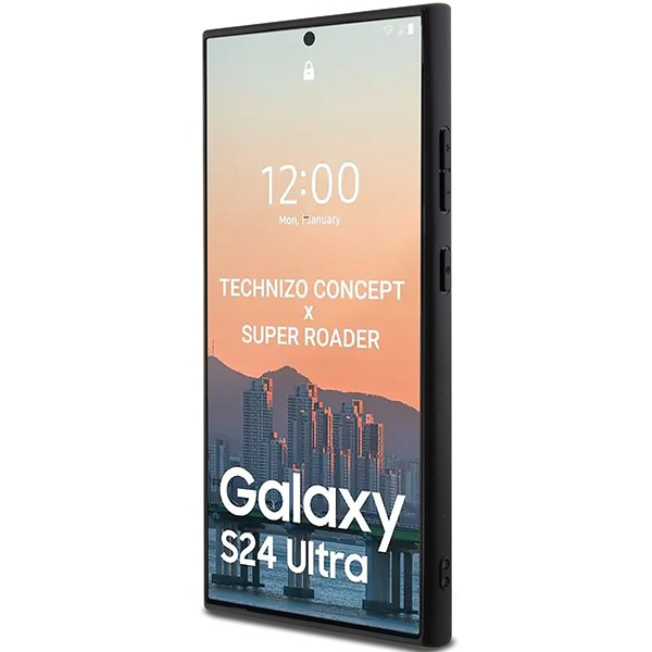 Etui Karl Lagerfeld KLHCS24LPSAKCMPK Samsung Galaxy S24 Ultra S928 hardcase czarny/black Saffiano Karl & Choupette Metal Pin Case