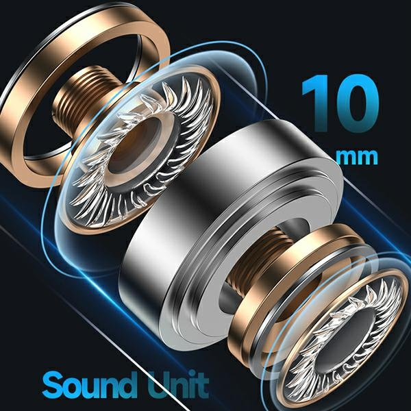 USAMS Headphones Bluetooth 5.1 TWS BH series wireless white/white BHUBH02