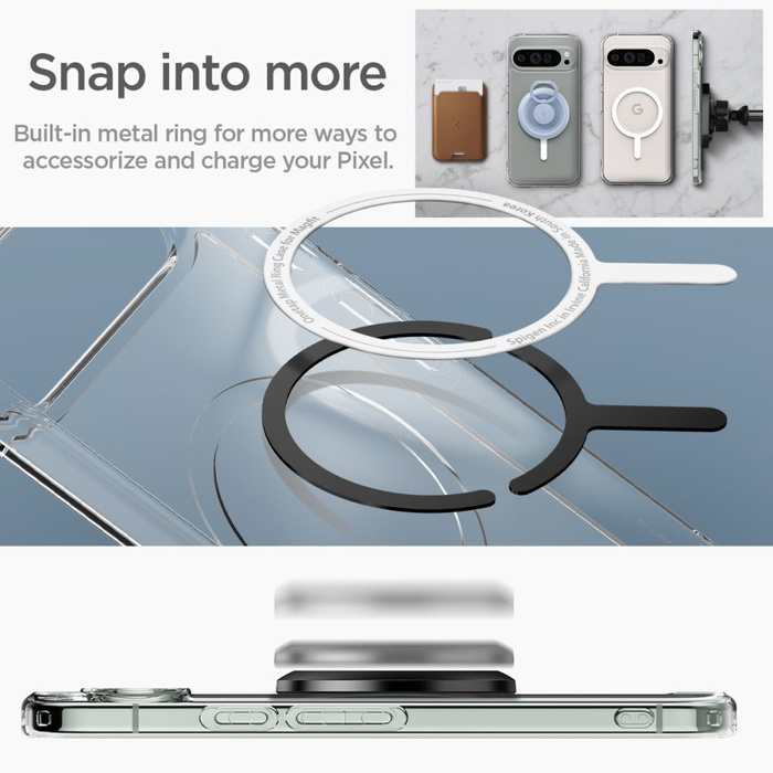 Spigen Ultra Hybrid MagSafe ANELLO ONETAP GOOGLE PIXEL 9 PRO XL BIANCO