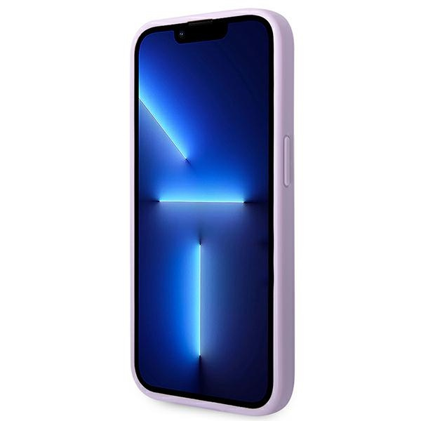 Case Guess iPhone 14 Pro 6.1" purple/purple Saffiano Strap