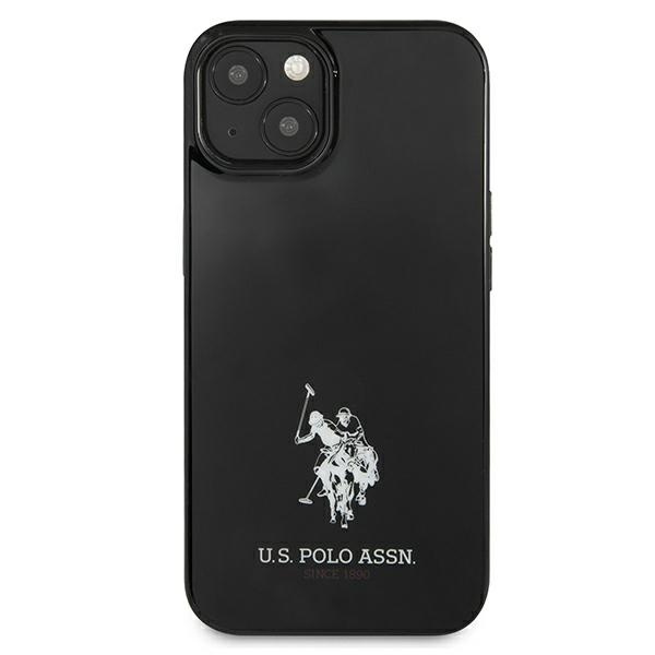 Case US POLO Apple iPhone 13 Horses Logo Black Hardcase