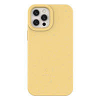 Eco Case coque to iPhone 12 Pro silikonouveau case cover to téléphone yellow