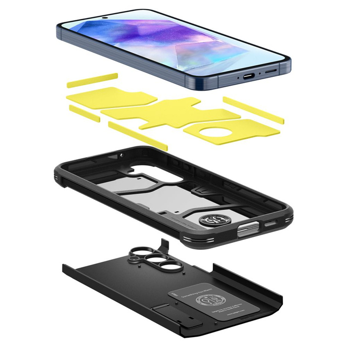 Case Funda Tough Armor Spigen Galaxy A55 5g Negra