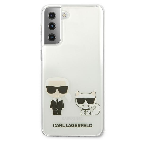 Case KARL LAGERFELD Samsung Galaxy S21 Plus Karl & Choupette Clear Hardcase