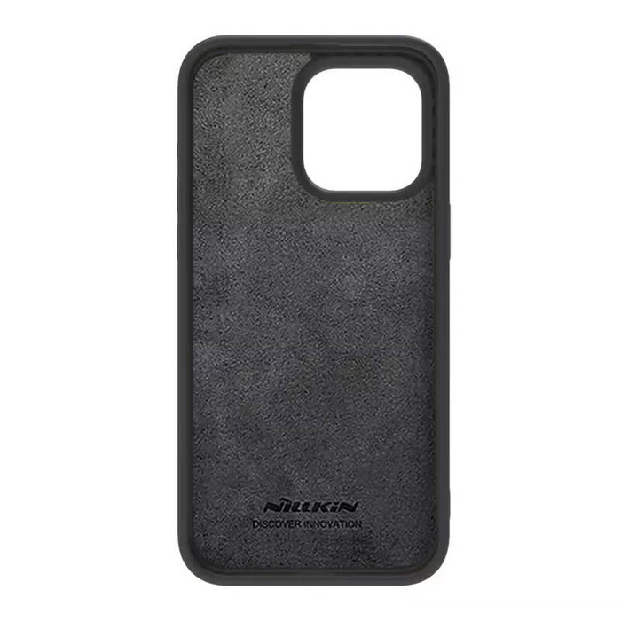 Silikonowe etui Nillkin CamShield Silky Silicone Case do iPhone 15 Pro z osłoną na aparat - czarne