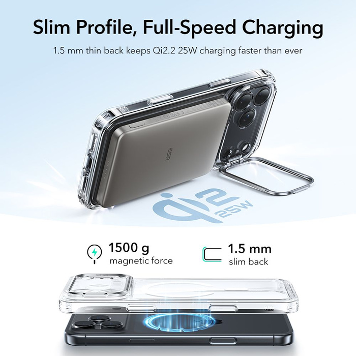 ESR CLASSIC HYBRID STÄNDER MagSafe IPhone 17 PRO MAX KLAR