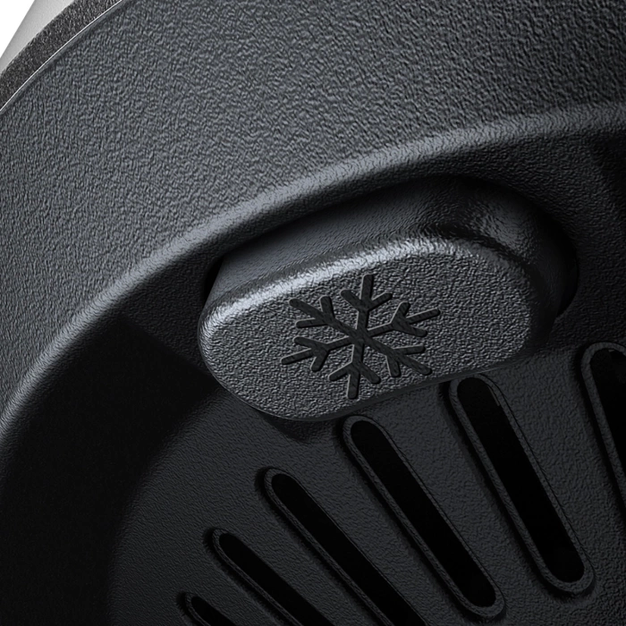 Joyroom car phone holder with wireless charger (MagSafe compatible) with air vent fan - black (JR-ZS387)