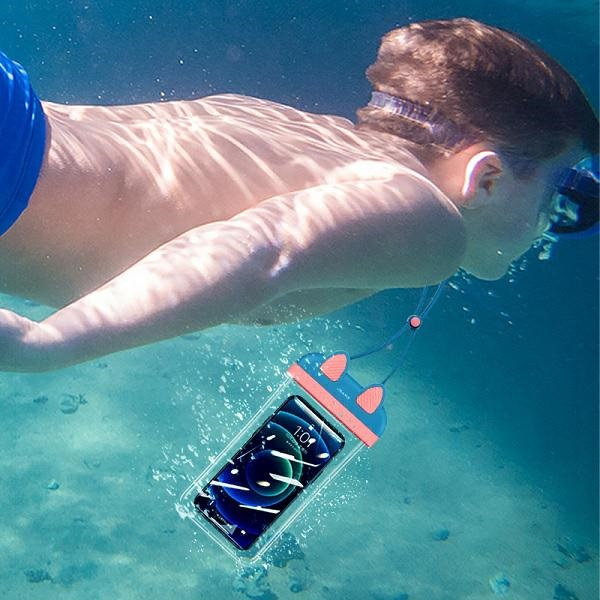 USAMS Waterproof Case 7 Blue Pink