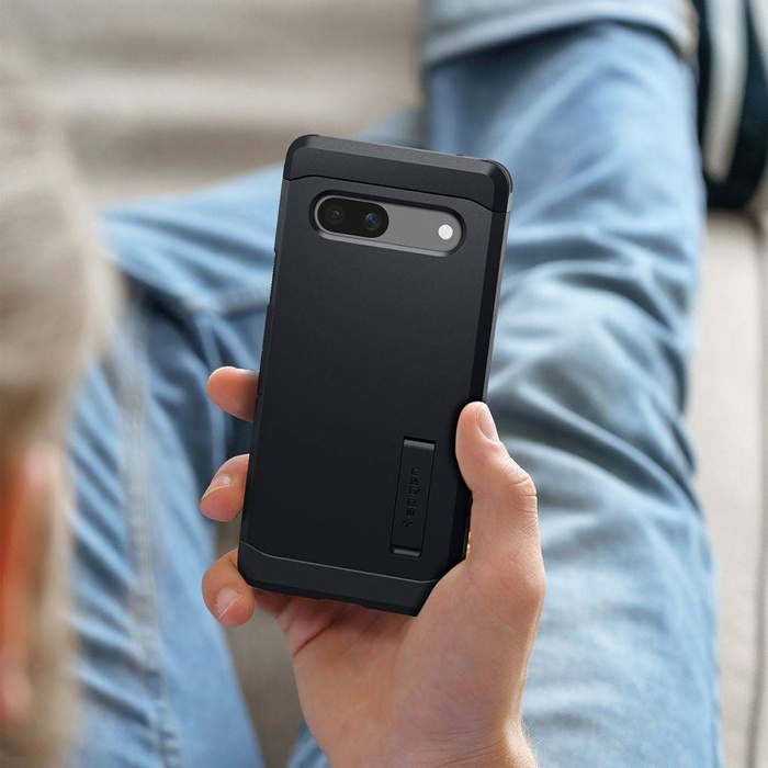 Hülle Spigen Tough Armor Google Pixel 7A Schwarz Case