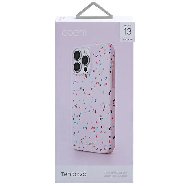 Funda Uniq Coehl Terrazzo iPhone 13 Pro Max 6.7&quot; rosa/rosa rubor