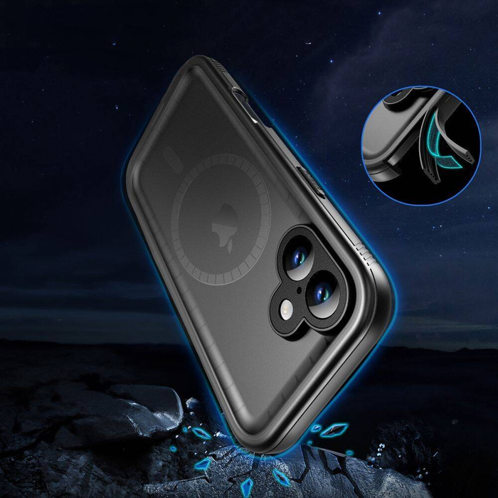 ETUI TECH-PROTECT SHELLBOX MAGSAFE IP68 IPHONE 16 PRO BLACK