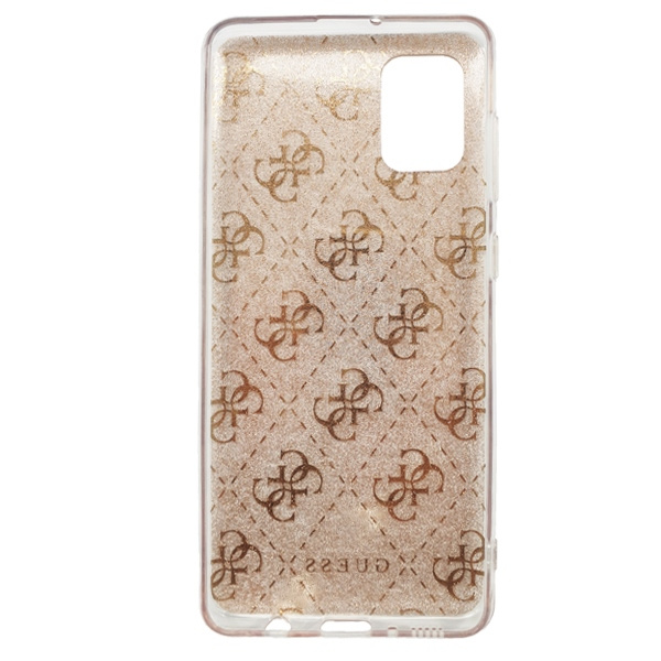 Cover GUESS Samsung Galaxy A31 A315 4G Glitter Gold Case