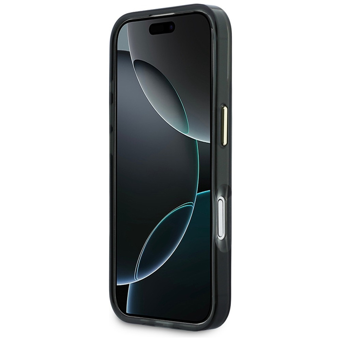 Etui Karl Lagerfeld IML Choupettes Karl  Script Logo MagSafe do iPhone 17 czarny