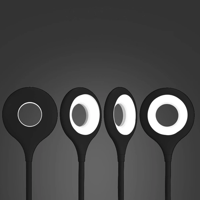 Mini lampka Wozinsky bezprzewodowa lampka LED do czytania z klipsem + kabel USB-C - czarna