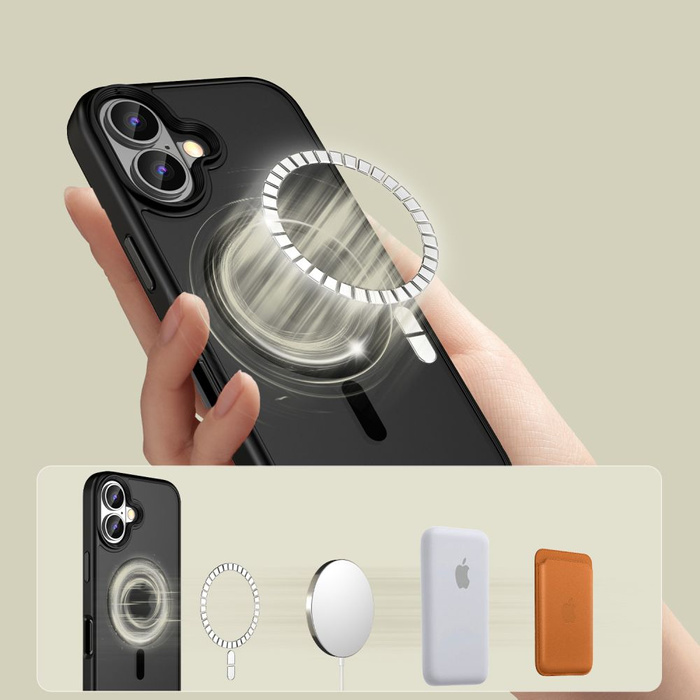 ETUI TECH-PROTECT MAGMAT MAGSAFE IPHONE 16 PLUS MATTE BLACK