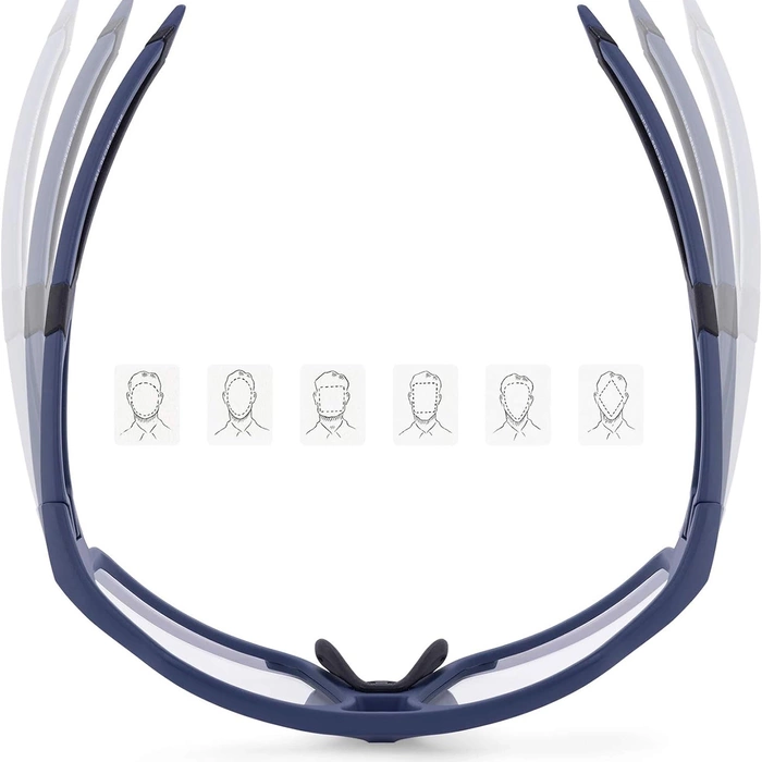 Photochrome UV400-Fahrradbrille Rockbros SP216BL – Blau