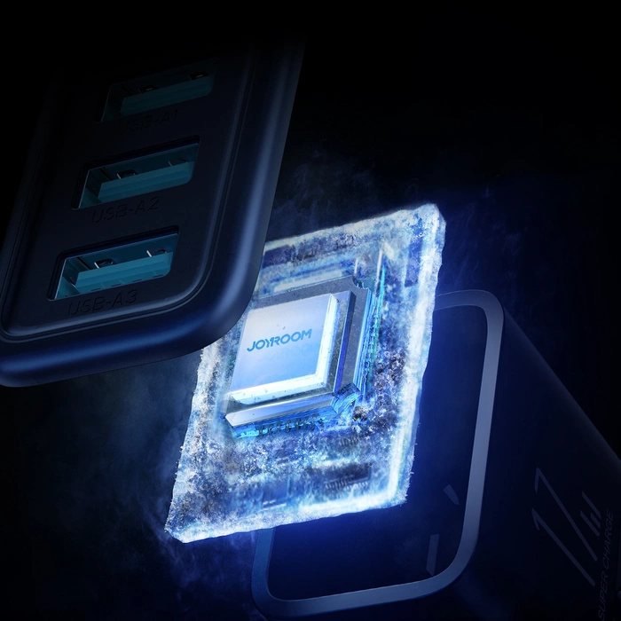 Caricabatterie da rete Joyroom JR-TCN02 3xUSB-A 12W 3,4A - nero