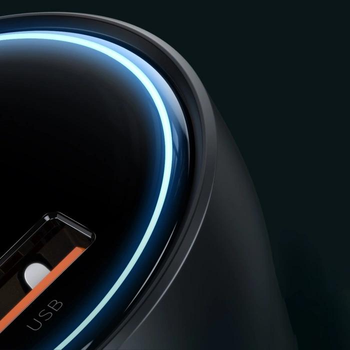 Baseus TZCCZM-0G USB-A / USB-C Autoladegerät 160W PPS / QC 5 / PD - Grau