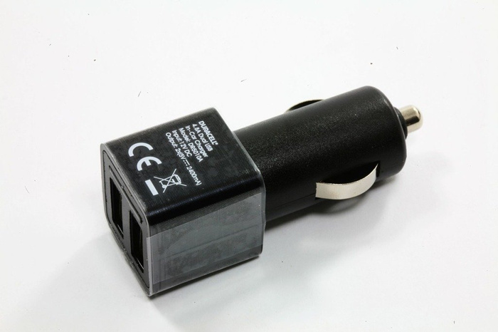 Charger Car USB Xiaomi Redmi Note 7 6 5 Mi9 Duracell 2x2.4A