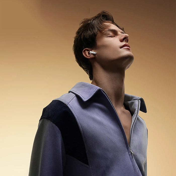 Słuchawki Baseus Bowie M2s Ultra TWS bezprzewodowe dokanałowe z interaktywnym ekranem - białe