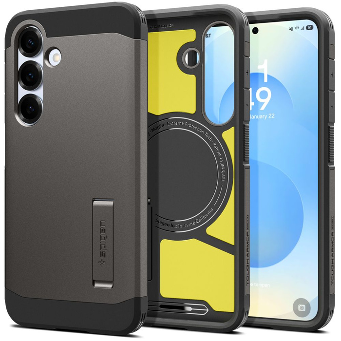 Coque Spigen Tough Armor MagSafe GALAXY S25 GUNMETAL