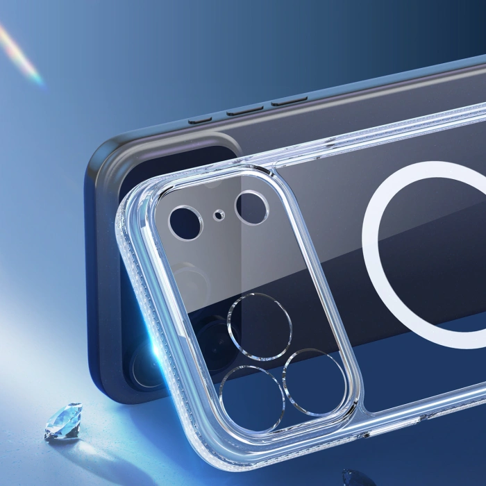 Etui Dux Ducis Clin Mag na iPhone 17 Pro Max kompatybilne z MagSafe - przezroczyste