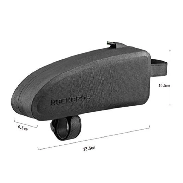 Rockbros AS-019-1 Fahrradrahmentasche wasserdicht 1,6 l - Schwarz