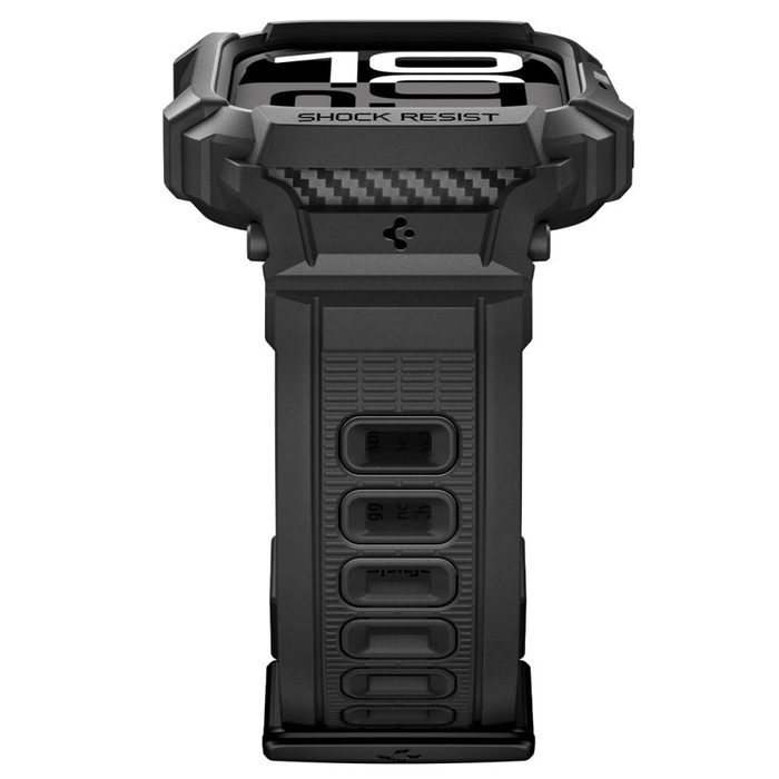 Spigen Rugged Armor "PRO" V2 Apple Watch 10 / 11 (42 MM) MATTE SCHWARZ