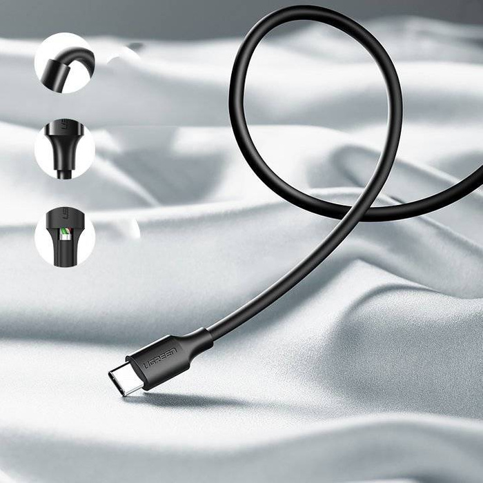Câble Ugreen USB - USB Type C 480 Mbps 3 A câble 1,5 m noir (US287 60117)