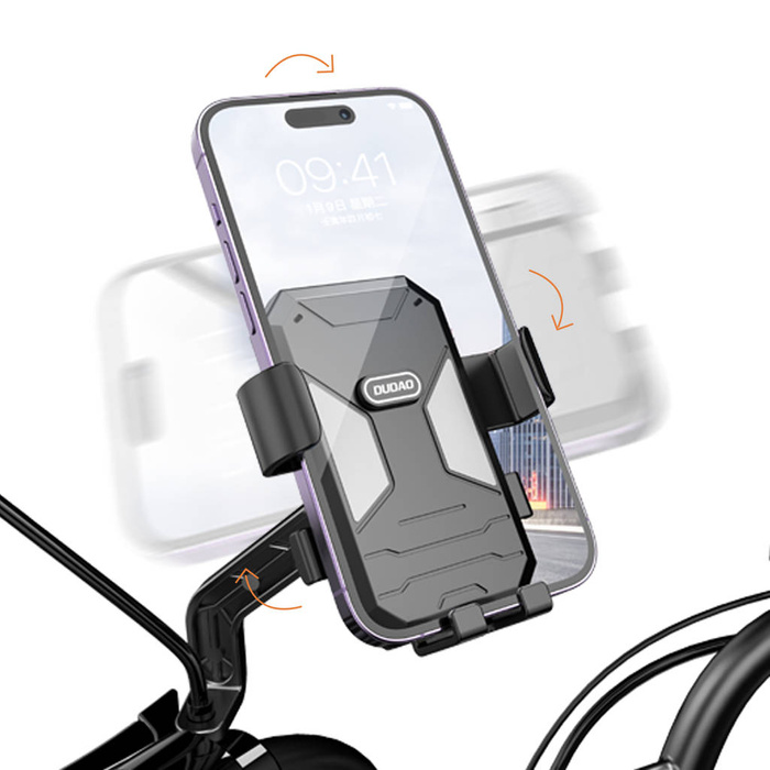 Dudao F7C+ support téléphone vélo / moto - noir
