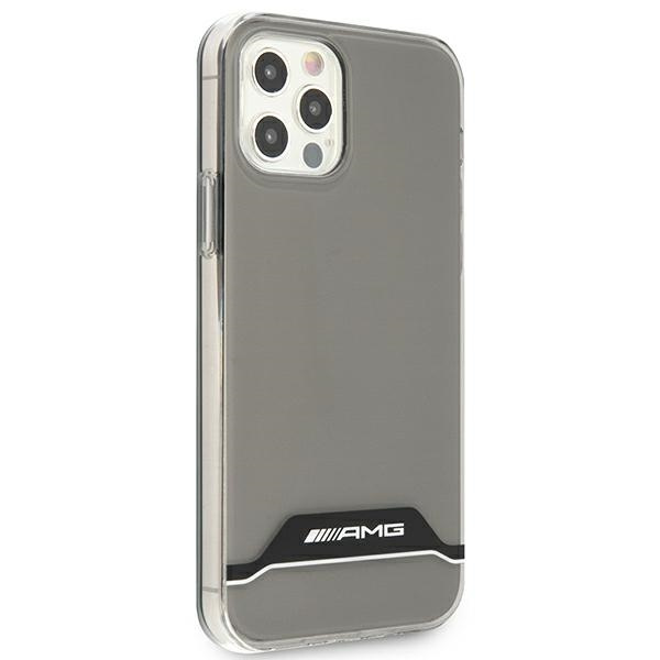 AMG AMHCP12MTCBW iPhone 12/12 Pro transparent/transparent hardcase Electroplate Black&amp;White