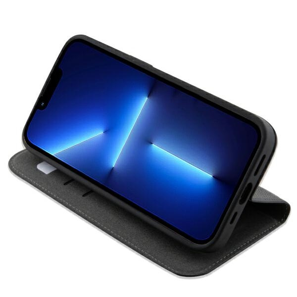 Hülle Karl Lagerfeld KLBKP14SSANKCPK iPhone 14 6.1" Buchcase schwarz/schwarz Saffiano Karl &amp; Choupette Case