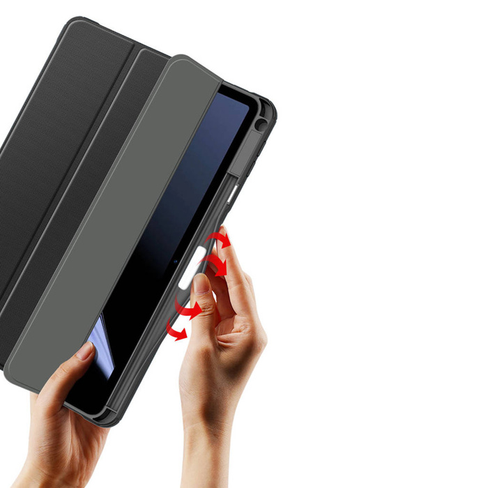 Dux Ducis Toby Armored Flip Smart Case für Oppo Pad mit Stifthalter Schwarz