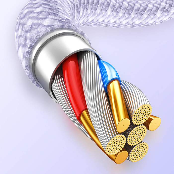 Baseus Dynamic 2 Series USB-A - Lightning 2.4A 480Mbps cable 1m violeta