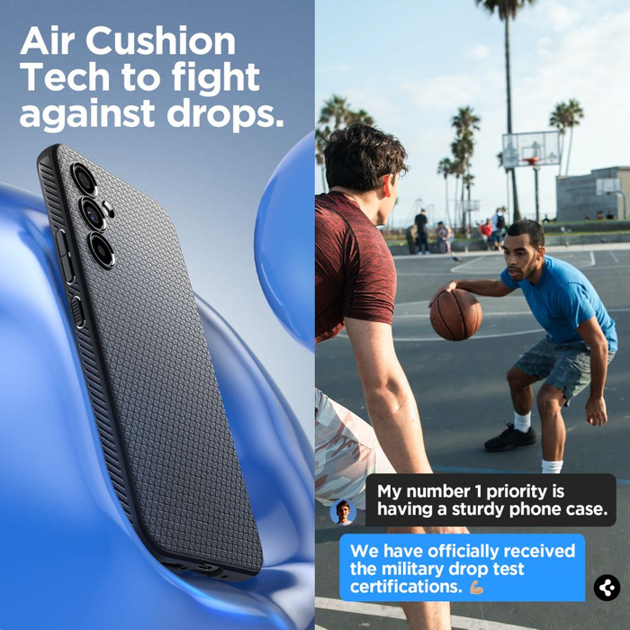 Case Spigen Liquid Air Galaxy A54 54 5G MATTE Black