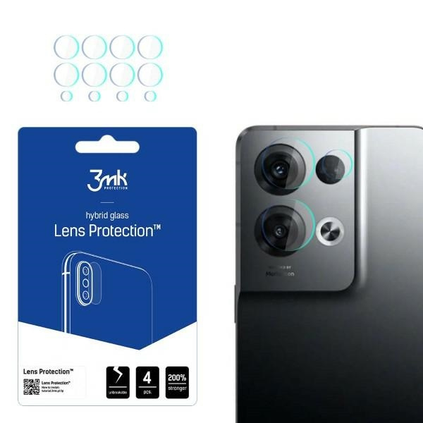 3mk Lens Protect Oppo Reno 8 Pro Protection for camera lens 4pcs