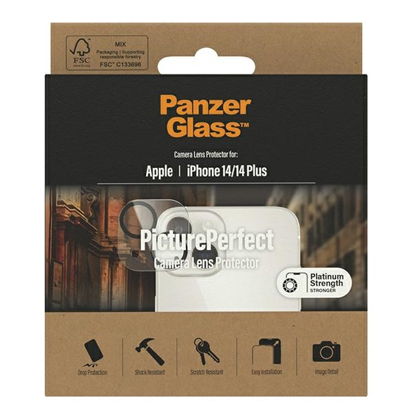 PanzerGlass Camera Protector iPhone 14 / 14 Plus Platinium Stärke 0399